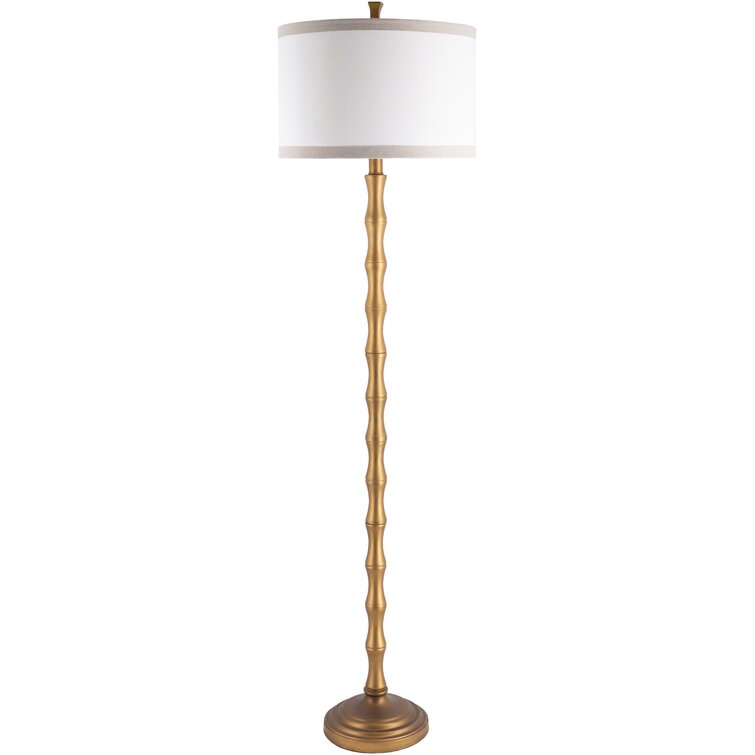 Lark Manor Annaruth 66.5'' Gold Traditional Floor Lamp & Reviews